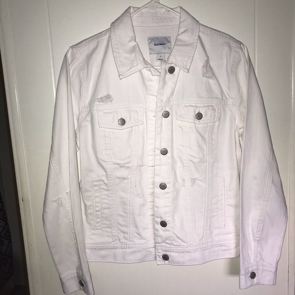 White Jean Jacket!!